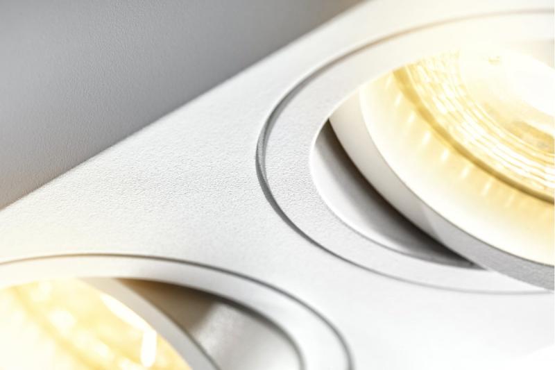 Decor Таванна осветителна арматура AVEIRO DUO алуминий 160x80x85мм IP20 максимум 20W*2 квадратно бяло. 1208963825