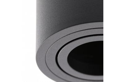 Decor Таванна осветителна арматура AVEIRO DUO алуминий 160x80x85мм IP20 максимум 20W*2 кръгла черна. 1208963826