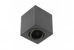 Decor Таванна лампа AVEIRO BIS алуминиева 80x80x90мм IP20 максимум 20W квадратна черна. 1208963836