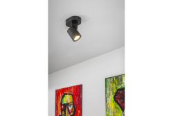 Decor Таванна светлинна апаратура BLINK AC220-240V 50/60 Hz GU10 макс. 20W IP20 единична черна. 1208963840