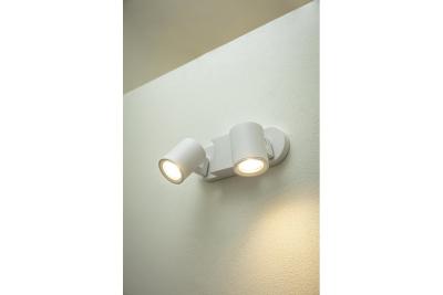 Decor Таванна светлинна апаратура BLINK AC220-240V 50/60 Hz GU10 макс. 20W*2 IP20 двойно бяло. 1208963843