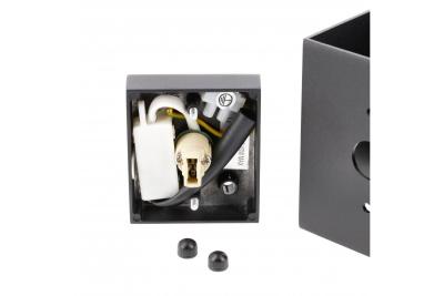 Decor Стенен монтаж CAMPIONE алуминий G9 IP20 макс. 40W IP20 квадратно черно. 1208963849