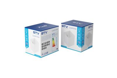 Decor Стенен монтаж CAMPIONE алуминиев G9 IP20 макс. 40W IP20 квадрат бял 1208963850