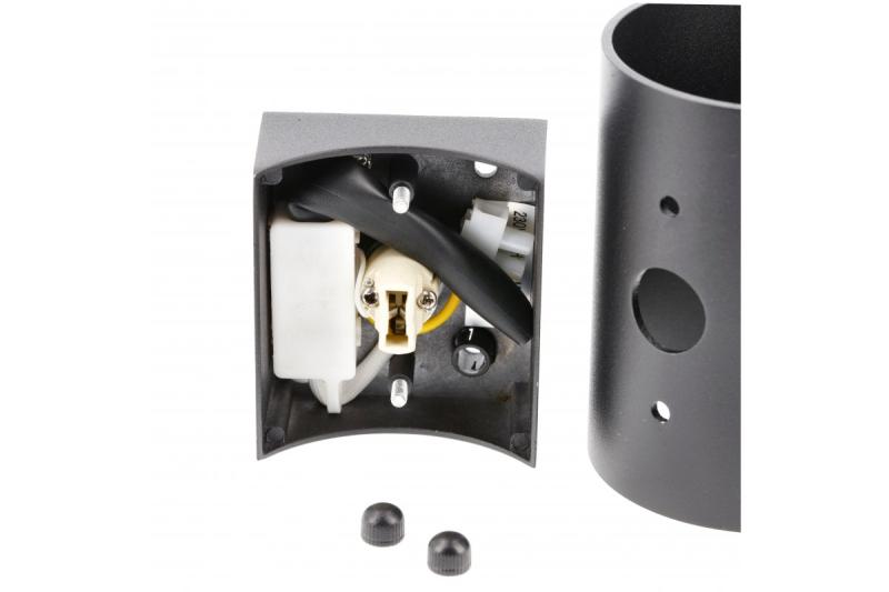 Decor Стенен монтаж CAMPIONE алуминий G9 IP20 макс. 40W IP20 кръгъл черен. 1208963851