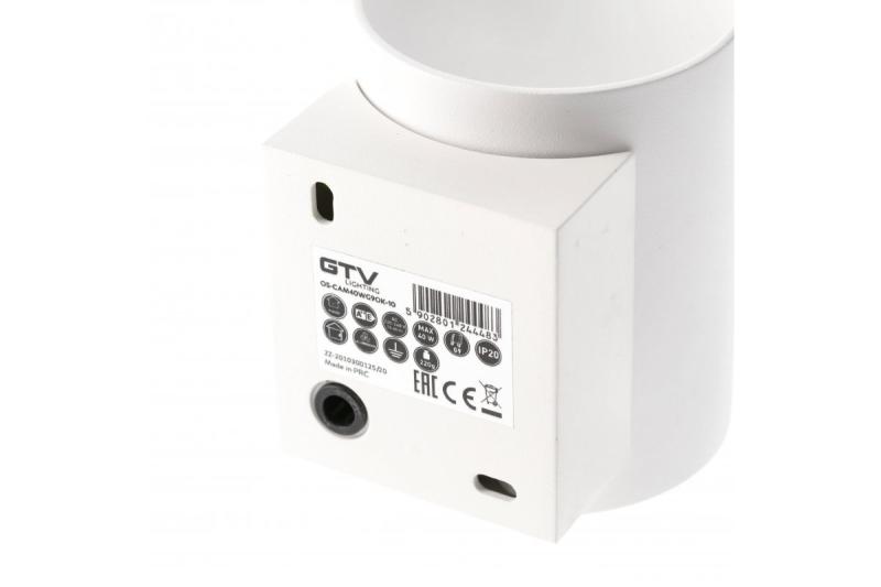 Decor Стенен монтаж CAMPIONE алуминиев G9 IP20 макс. 40W IP20 кръгъл бял. 1208963852