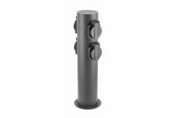 Decor Градинска пост CORTA-P 36 IP54 AC220-240V 50-60Hz 4 * Schucko гнездо макс. 3500W графит 1208963859