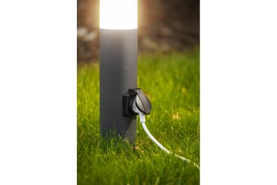Decor CORTA-P 40 градинска лампа E27 MAX.25W IP44 AC220-240V 50-60Hz гнездо макс. 3000W болард графит 1208963861