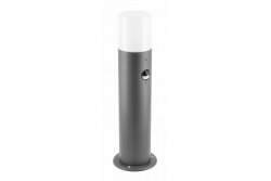 Decor Градинска лампа CORTA-P PIR 40 E27 MAX.25W IP44 AC220-240V 50-60Hz пост графит 1208963862