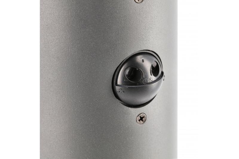 Decor Градинска лампа CORTA-P PIR 40 E27 MAX.25W IP44 AC220-240V 50-60Hz пост графит 1208963862