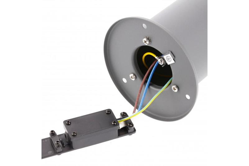 Decor Градинско осветително тяло CORTA-P 80 E27 MAX.25W IP44 AC220-240V 50-60Hz стълб антрацит 1208963863