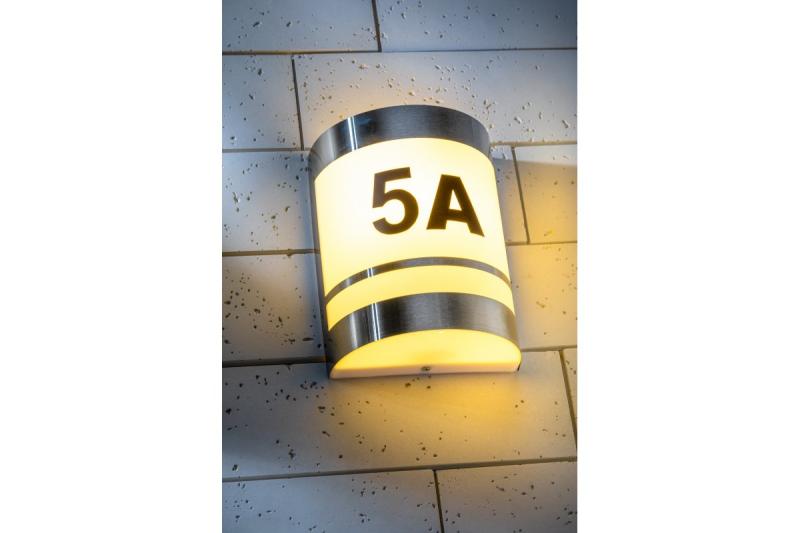 Decor ESO стенен светлинен корпус E27 MAX. 11W IP54 AC220-240V 50/60Hz неръждаема стомана 1208963874