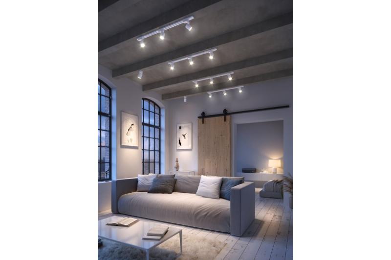 Decor Таванна осветителна апаратура FARGO алуминий 70x160мм IP20 максимум 20W кръгла бяла. 1208963878