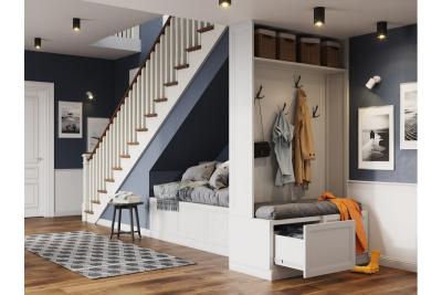 Decor Таванна осветителна апаратура FARGO MINI алуминий 56x150мм IP20 максимална мощност 20W кръгла бяла. 1208963879