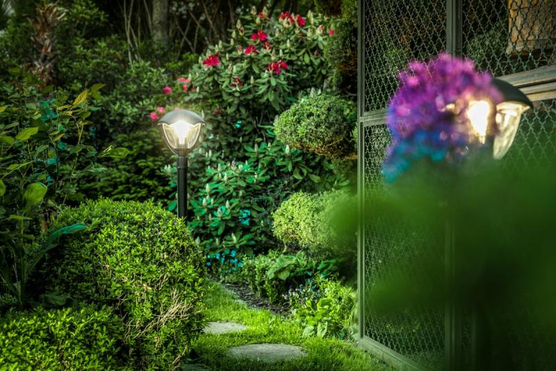 Decor Градинска лампа GRANDE-P E27 MAX.60W IP54 AC220-240V 50-60Hz стълб черен 1208963883