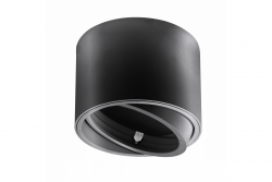 Decor ISUMI таванна лампа с регулируем ъгъл, алуминий 130x100 IP20 ES111 GU10 кръгла черна. 1208963894