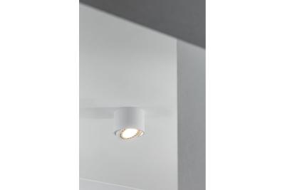 Decor ISUMI таванна лампа с регулируем ъгъл, алуминий 130x100 IP20 ES111 GU10 кръгла бяла 1208963895