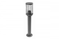 Decor KERTA-P 50 градинско осветление E27 MAX.12W IP44 AC220-240V 50-60Hz болард графит 1208963907