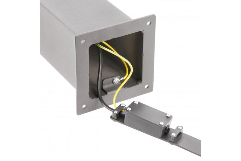 Decor Градинска луминера LARGO-P PIR 50 E27 MAX.15W IP44 AC220-240V 50-60Hz пост графит 1208963920