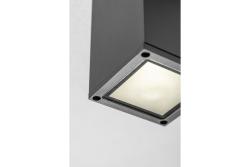 Decor Таванна лампа LENTO алуминий 100x130 IP54 максимум 35W квадратен графит. 1208963923