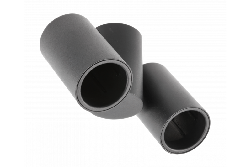 Decor Таванна лампа LUPO алуминий 17.5x5.6x11.5 IP20 2*GU10 макс. 50W кръгла черна 1208963926