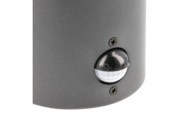 Decor Градинска лампа MEDIO-AU PIR E27 MAX.15W IP54 AC220-240V 50-60Hz графитна стенна лампа 1208963938