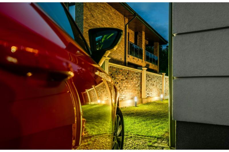 Decor Градинска лампа MILAN-P 45 E27 MAX.40W IP44 AC220-240V 50-60Hz стълба от неръждаема стомана. 1208963944