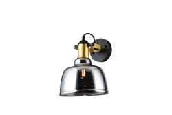 Decor Стенен монтаж MUSCARI 4833 AC220-240V 50/60Hz 1*E27 IP20 единичен черен. 1208963952