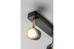 Decor Таванна лампа ORIO алуминиева 24.0x5.5x14.0 IP20 2*GU10 макс. 50W кръгла черна 1208963965