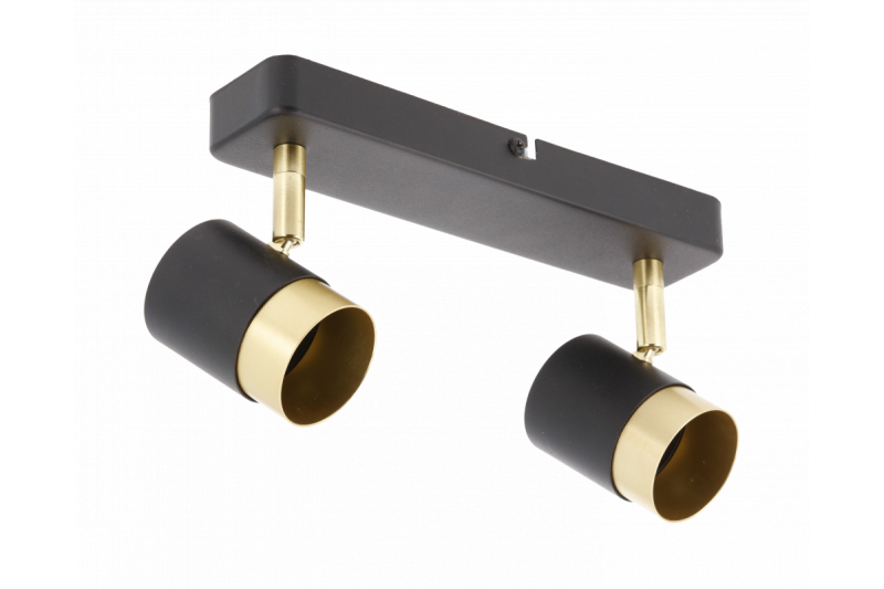 Decor Таванна лампа ORIO алуминиева 24.0x5.5x14.0 IP20 2*GU10 макс. 50W кръгла черна 1208963965