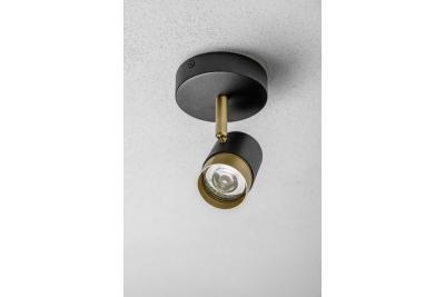 Decor Таванна лампа ORIO алуминиева 11.6x5.6x11.5 IP20 1*Gu10 макс. 50W кръгла черна 1208963969