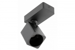 Decor Стенен монтаж RENO алуминий IP20 макс. 20W единичен квадрат черен. 1208963978
