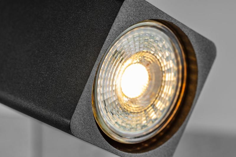 Decor Таванна осветителна тяло RENO алуминий IP20 макс. 20W*2 двоен квадрат черен. 1208963980