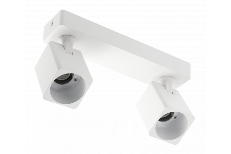 Decor Таванна осветителна апаратура RENO алуминий IP20 макс. 20W*2 двоен квадрат бял 1208963981