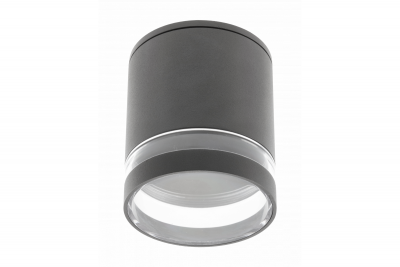 Decor Таванна лампа RIVEN алуминий 102x120 IP54 MAX.35W кръгъл графит 1208963984