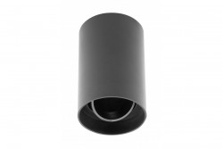Decor Светлинно тяло за таван RESTO PC φ80x125mm IP20 максимум 20W кръгло черно. 1208963985