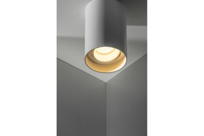 Decor Светлинно тяло за таван RESTO PC φ80x125mm IP20 максимум 20W кръгло бяло. 1208963986