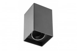 Decor Светлинно тяло за таван RESTO PC 80x80x125мм IP20 максимална мощност 20W квадратно черно. 1208963987