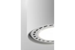 Decor Таванна осветителна арматура SAKURA алуминий 120x85 IP20 ES111 GU10 кръгла бяла. 1208963990