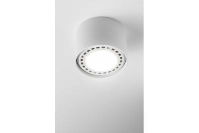 Decor Таванна осветителна арматура SAKURA алуминий 120x85 IP20 ES111 GU10 кръгла бяла. 1208963990