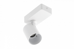 Decor Стенен монтаж SANTO алуминиев IP20 макс. 20W единичен кръгъл бял. 1208963994