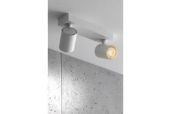Decor Таванна осветителна тяло SANTO алуминий IP20 макс. 20W*2 двойно кръгло бяло. 1208963998