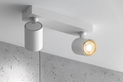 Decor Таванна осветителна тяло SANTO алуминий IP20 макс. 20W*2 двойно кръгло бяло. 1208963998