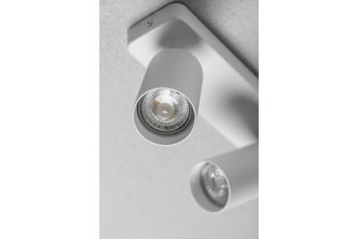 Decor Таванна лампа SANTO BIS алуминиева IP20 макс. 20W*2 двойно кръгла бяла. 1208964000