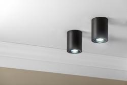 Decor Лампа повърхностно монтирана SENSA алуминиева 85x115 IP20 максимална мощност 50W кръгло черно корпус 1208964004