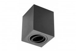 Decor Лампа повърхностно монтирана SENSA алуминиева 90x90x115 IP20 максимум 50W квадратно черно корпус 1208964006