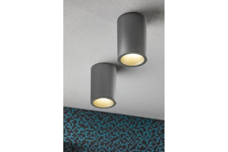 Decor SENSA AQUA таванна лампа алуминий 85x115 IP54 максимум 50W кръгла сива 1208964008