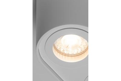 Decor Таванна лампа SENSO DUO алуминий 83x165x110 IP20 MAX 50W кръгла бяла. 1208964010