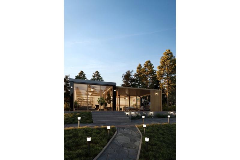 Decor Градинска лампа TORO-P 80 E27 MAX.15W IP54 AC220-240V 50-60Hz пост черен 1208964025