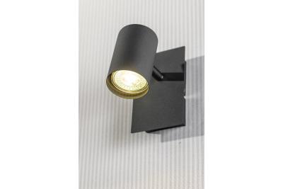 Decor Таванна лампа VENETO IP20 макс. 20W 1 x GU10 кръгла черна. 1208964036