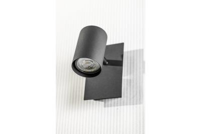 Decor Таванна лампа VENETO IP20 макс. 20W 1 x GU10 кръгла черна. 1208964036